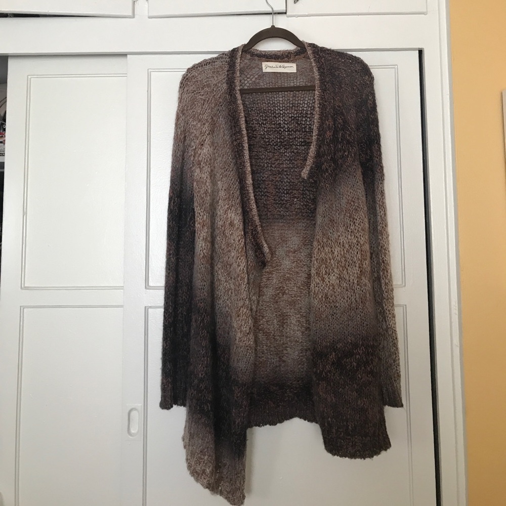Graham Spencer Ombré asymmetrical Sweater szL